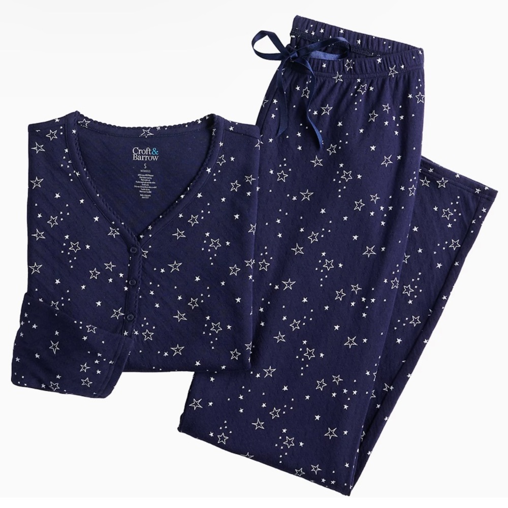 Croft and Barrow 2-Piece Sleep Set New